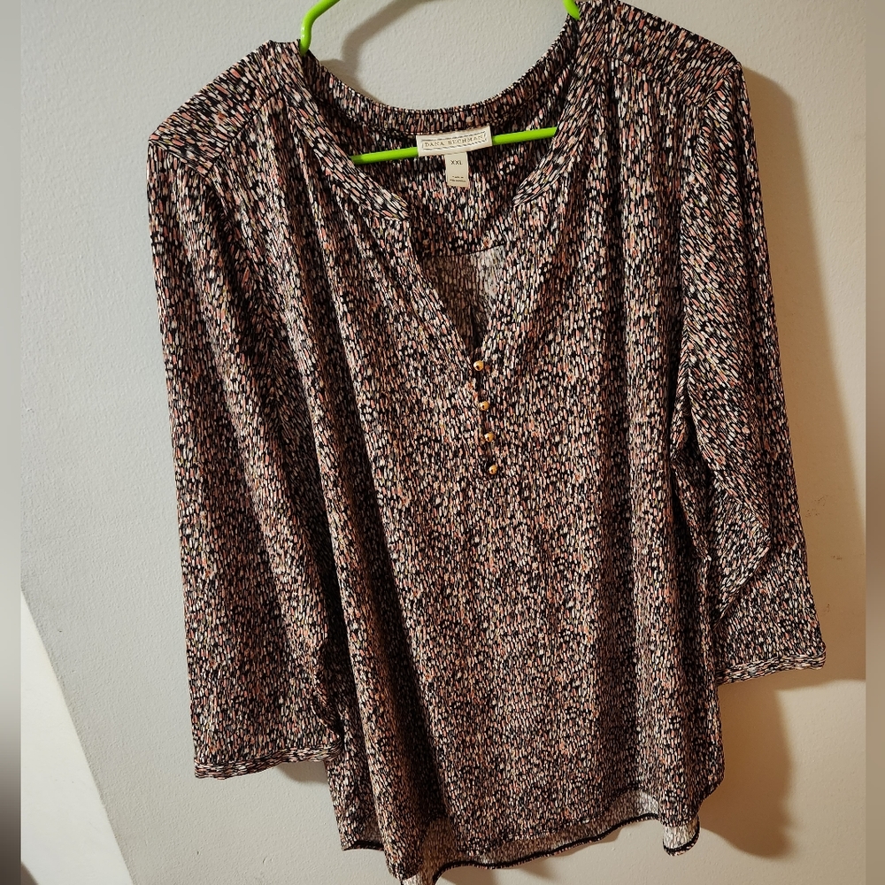 Plus size Dana Buchman Women's Blouse Size 2XL